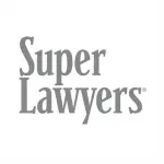 Super Lawyers logo displayed as an accolade, indicating distinguished recognition in the legal profession.