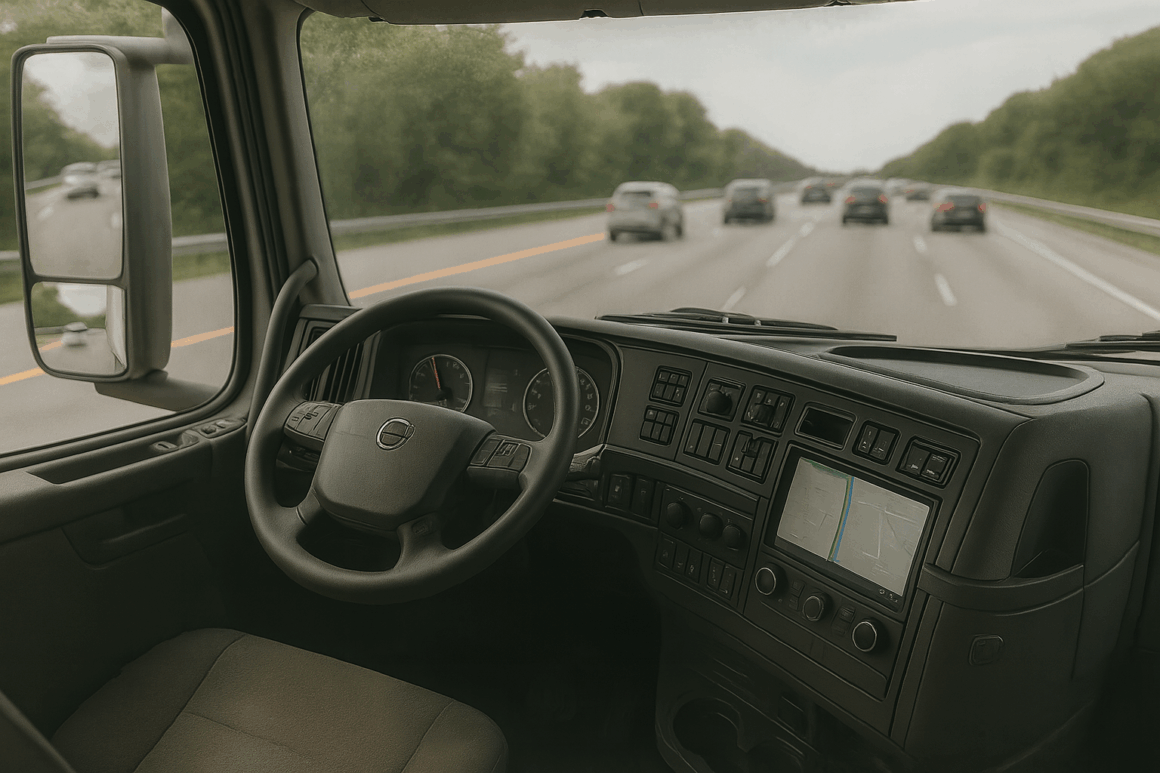 self driving semi truck