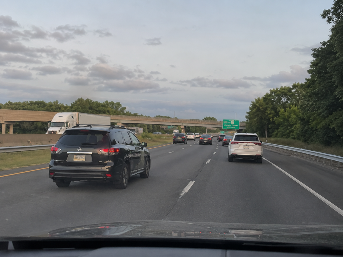 cars on the highway